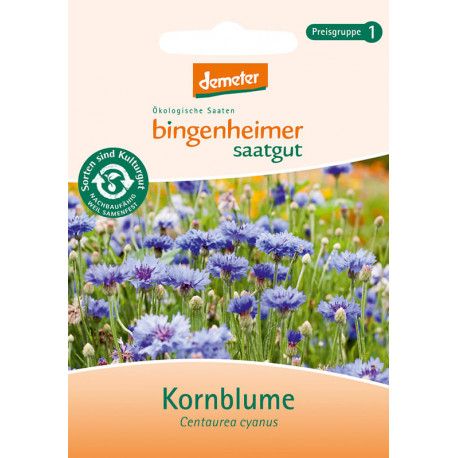 Bingenheimer Saatgut - Kornblume | Miraherba Bio Garten