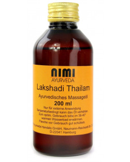 Nimi - Lakshadi Thailam - 200ml | Huiles de massage ayurvédique Miraherba