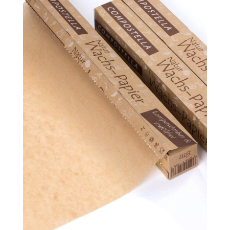Compostella - Carta oleata naturale - Rotolo da 8 m | Miraherba Eco Household