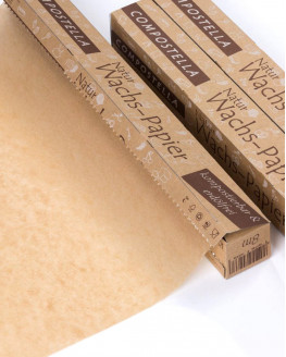 Compostella natural wax-paper - 8m roll