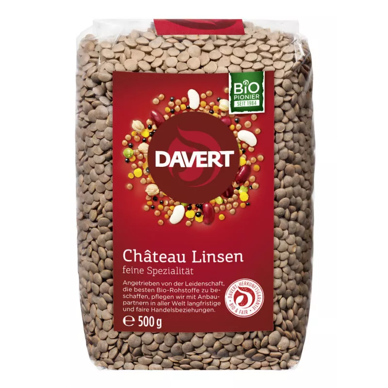 Davert - Château Linsen - 500g | Miraherba Bio-Lebensmittel