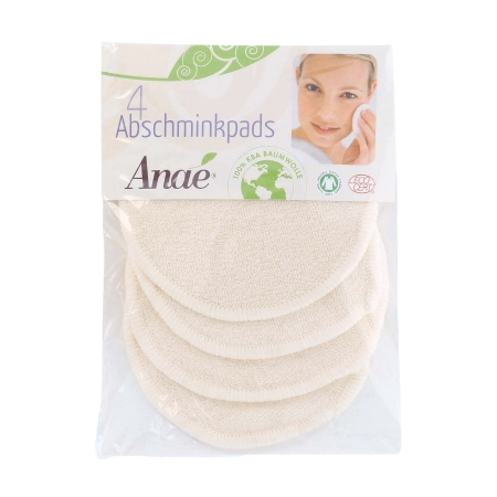 Anae - Abschminkpads Bio-Algodón 4pcs | Miraherba Cosmética natural