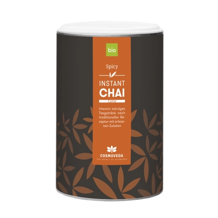 Cosmoveda - Chai Latte orgánico instantáneo picante - 180 g