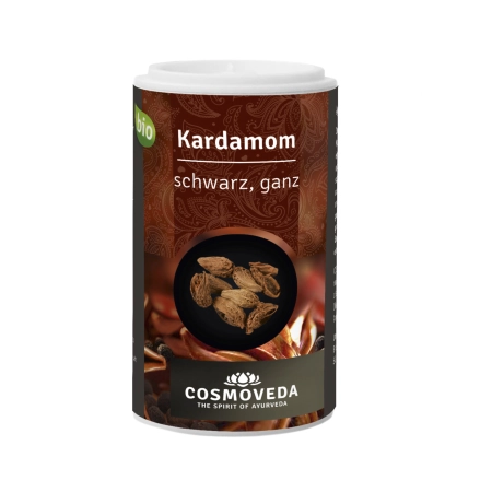 Cosmoveda - cardamomo orgánico negro, entero - 18g