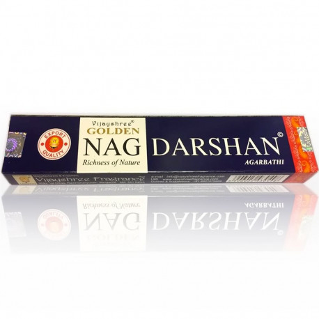 Vijayshree - bastoncini di Incenso Golden Nag Darshan - 15g