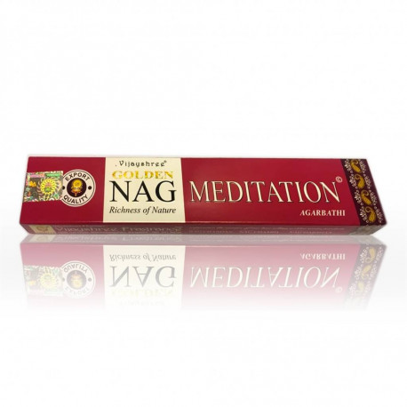 Vijayshree - bastoncini di Incenso Golden Nag Meditazione - 15g