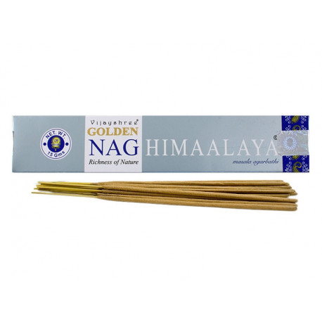 Golden NAG HIMAALAYA Incense Sticks-15g Sticks BoxX12 Pks = 180gmShips Free 