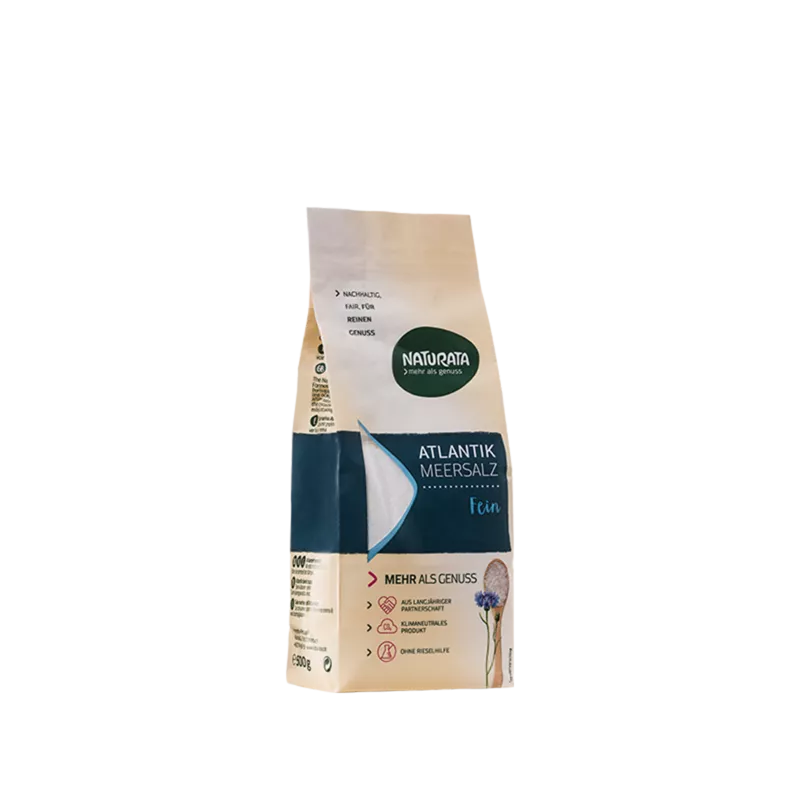 Naturata Atlantic sea salt, fine 500g