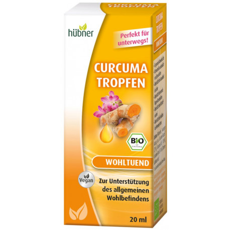 Hübner - Curcuma - Gocce 20ml | Miraherba Integratore alimentare