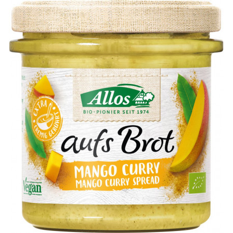 Allos - sul Pane Mango Curry - 140g | Miraherba Bio Alimenti