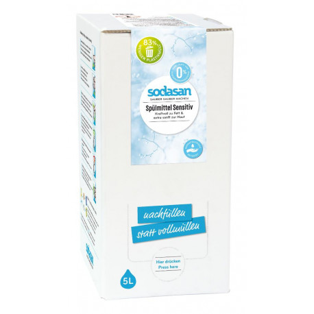 Sodasan - Detergente Sensible - 5 Litros Bidón | Miraherba Eco-Hogar