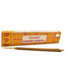 Goloka - Nag Champa Agarbathi Yellow - 16g| Miraherba incense