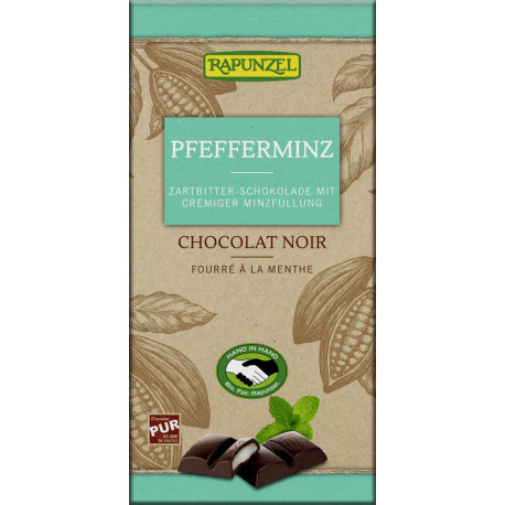 Rapunzel - Cioccolato fondente con Pfefferminzfüllung | Miraherba