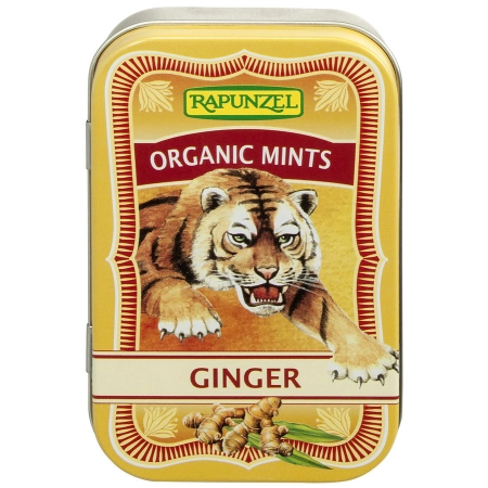 Rapunzel - Organic Mentas Ginger Dulces - 50g | Miraherba