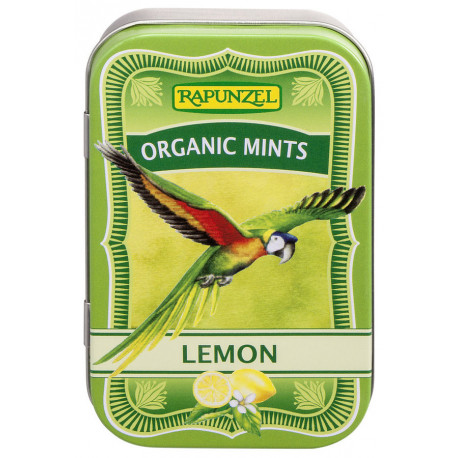Rapunzel Organic Mints, Lemon candies - 50g | Miraherba
