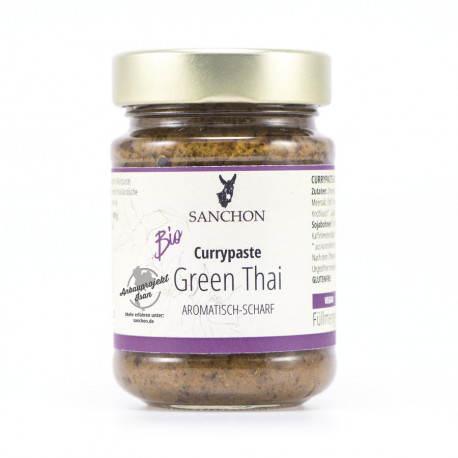 Sanchon - pasta de curry Verde Tailandés - 190g