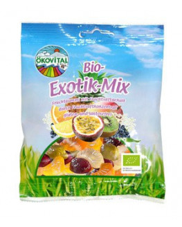 Ökovital - Bio Exotik Mix - 80 g | Miraherba Bio Süßigkeiten