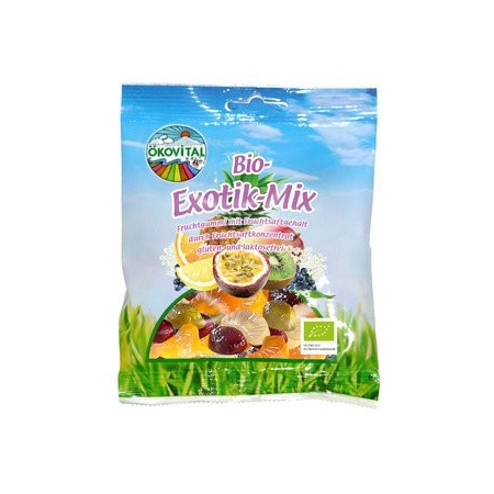 Ökovital - Bio Exotik Mix - 80 g | Miraherba Bio Süßigkeiten