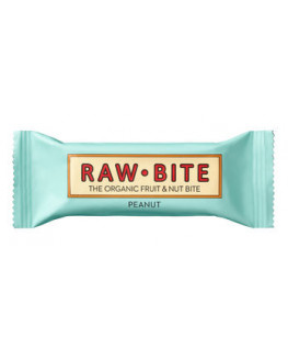 RAW BITE - Peanut - 50 g | Miraherba Bio Riegel