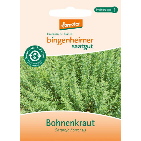 Bingenheimer seed beans herb annual | Miraherba organic garden