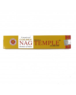 Vijayshree - Varillas de incienso Golden NAG Masala Temple - 15g