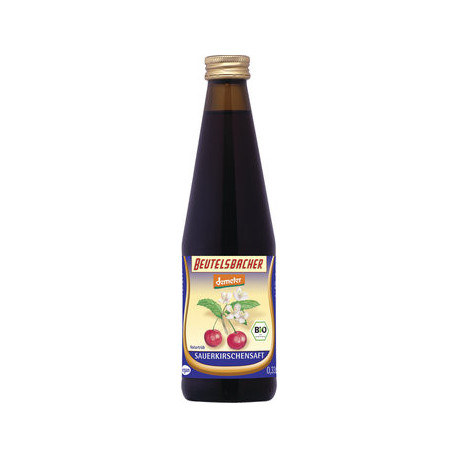 BEUTELSBACHER - jugo directo de jugo de cereza ácida - 0,33 l