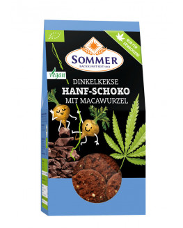 Summer - spelled biscuits hemp chocolate with maca root - 150g