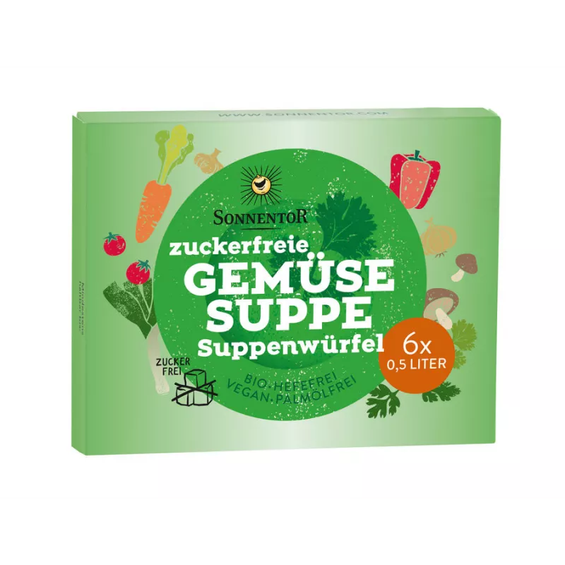 Sonnentor - Dado vegetale biologico senza zucchero - 66g