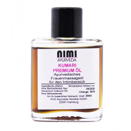 Nimi - Aceite de Kumari - 30ml| Aceites de masaje Miraherba Ayurveda