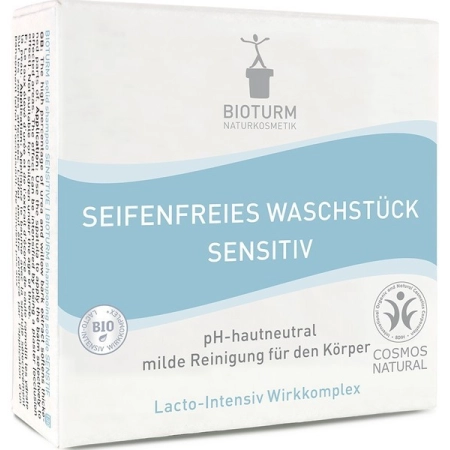 Bioturm - Barra di lavaggio senza sapone sensitive - 100g