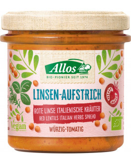 Allos - red lentils-spread Italian herbs - 140g | Miraherba