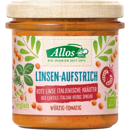 Allos - Rosso Lente Affettati Italiana a base di Erbe 140g | Miraherba