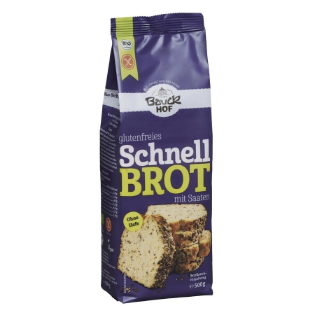 Bauckhof - Schnellbrot con Semi senza glutine Bio - 500g