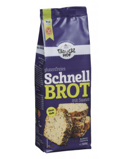 Bauckhof - Schnellbrot con Semillas libres de gluten Bio 500g