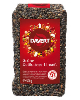 Davert - Verde Delikatess-Lenticchie - 500g | Miraherba Bio Legumi