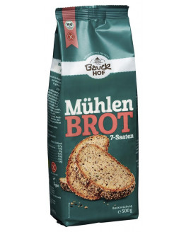 Bauckhof - Mühlenbrot 7 Graines sans gluten Bio - 500g