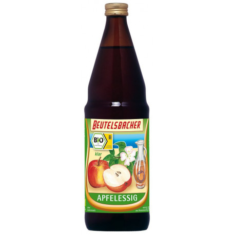 Beutelsbacher - Apfelessig klar - 0,75 l | Miraherba Bio Lebensmittel