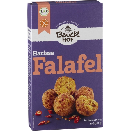 Bauckhof - Harissa Falafel sin gluten Bio - 160g