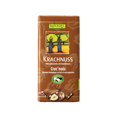 Raiponce - Krachnuss Lait entier, Noisettes et au Chocolat HIH - 100 g