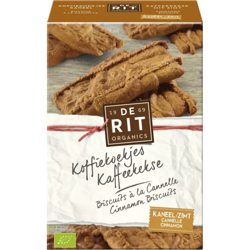 De Rit - coffee biscuits - 165g | Miraherba organic biscuits