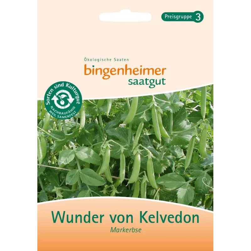 Bingenheimer saatgut - pea miracle of Kelvedon | Miraherba plants