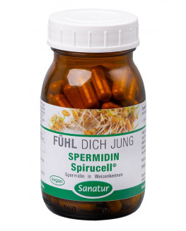 Sanatur - Spermidin Spirucell® - 90 Kps| Miraherba Nahrungsergänzung