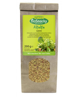 Rapunzel - bioSnacky Alfalfa Luzerne - 200 g | Miraherba Bio Keimsaat