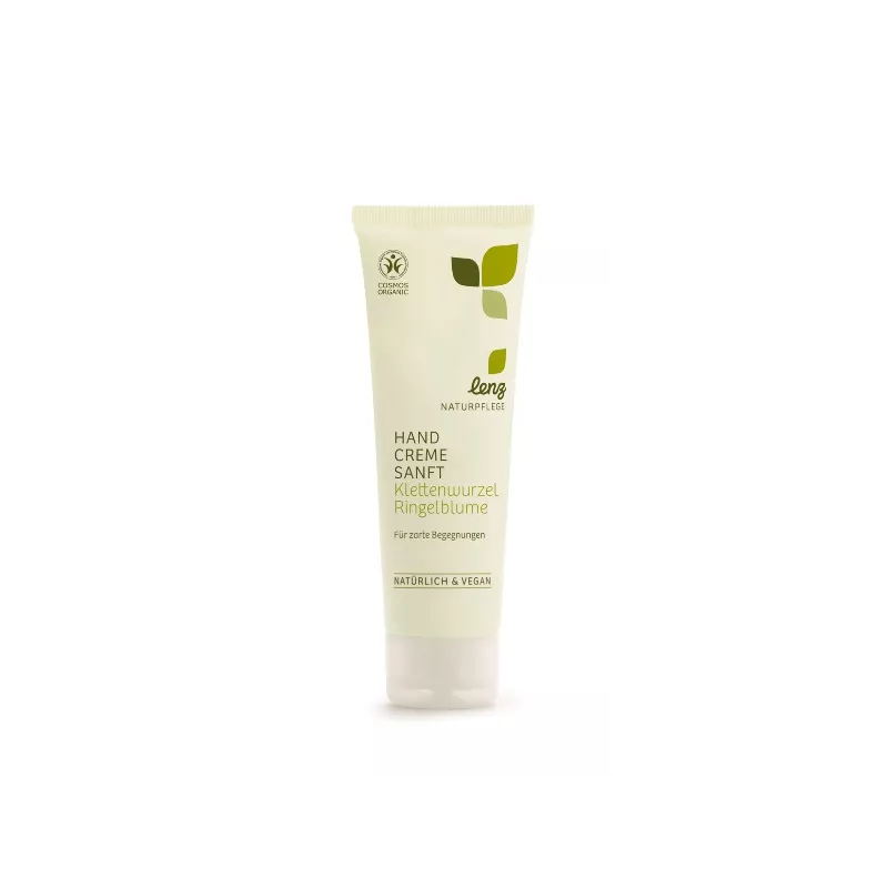 lenz - crema de manos Suavemente las semillas de Bardana Caléndula - 75ml