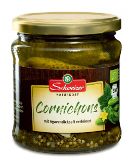 Svizzera - organico cetriolini, 330 g | Miraherba alimenti biologici