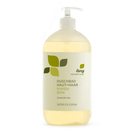 lenz - shower skin & hair-chamomile, birch - 950ml | Miraherba