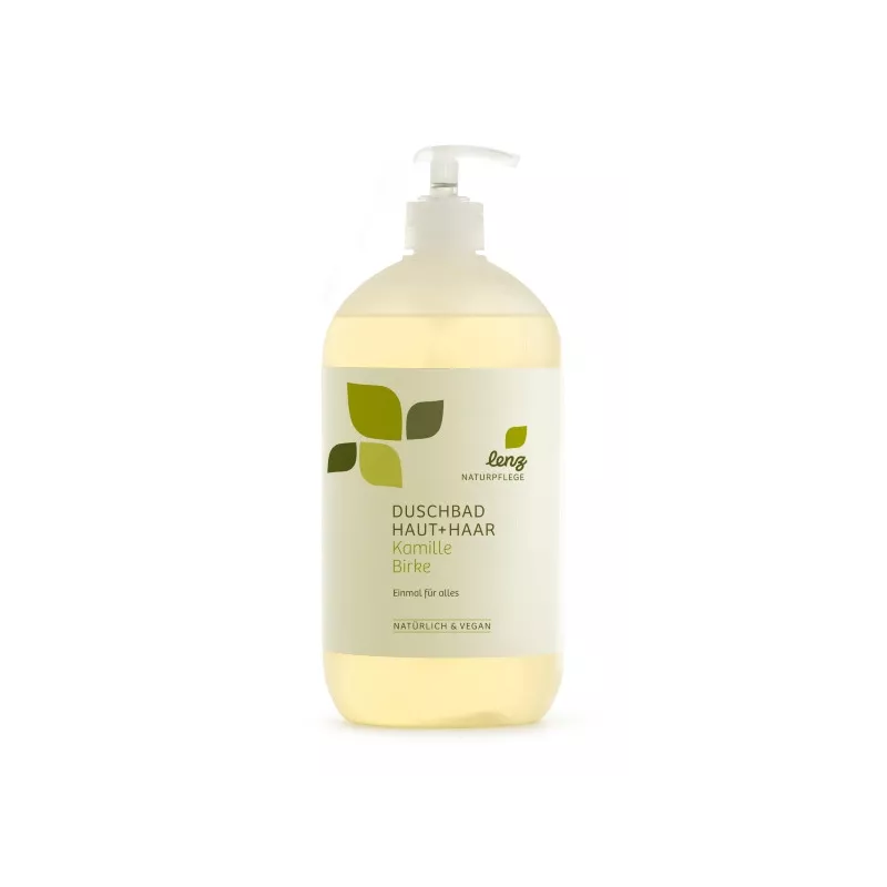lenz - shower skin & hair-chamomile, birch - 950ml | Miraherba