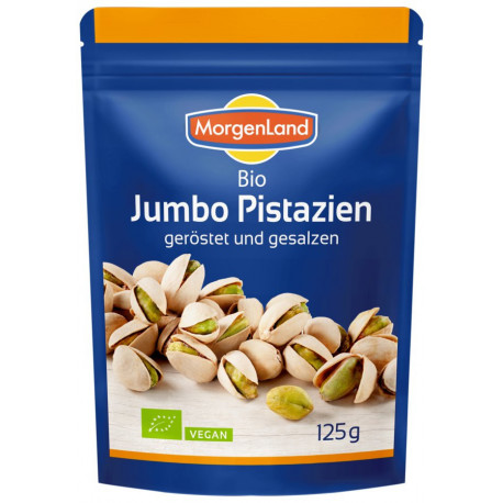 MorgenLand - Organic Jumbo Pistachios - 125g | Miraherba organic food