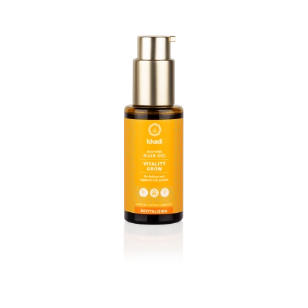 Khadi - Huile capillaire ayurvédique Vitality Grow - 50ml