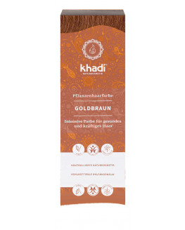 Khadi - coloración de cabello a base de hierbas marrón dorado - 100g